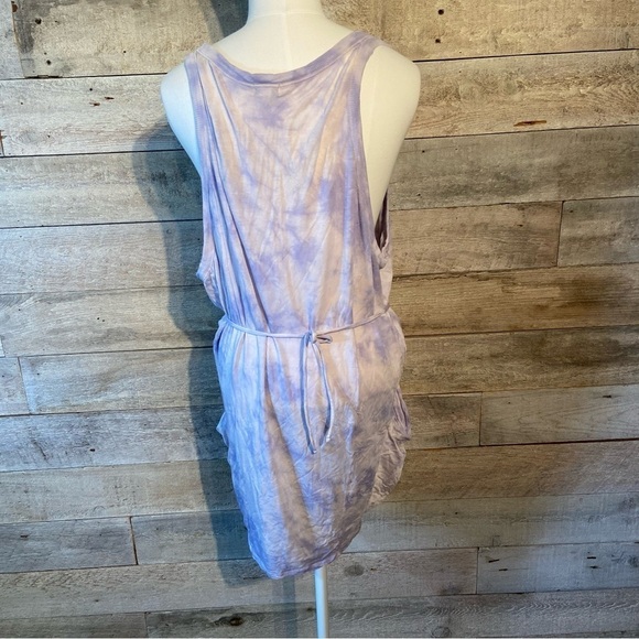 Aritzia‎ Wilfred  lavender tie-dyed oversized tunic in size medium - Picture 3 of 8